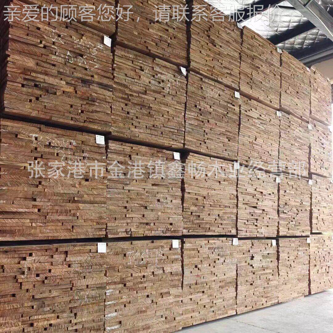 大小斑马乌金木板材 进口原木烘防腐木