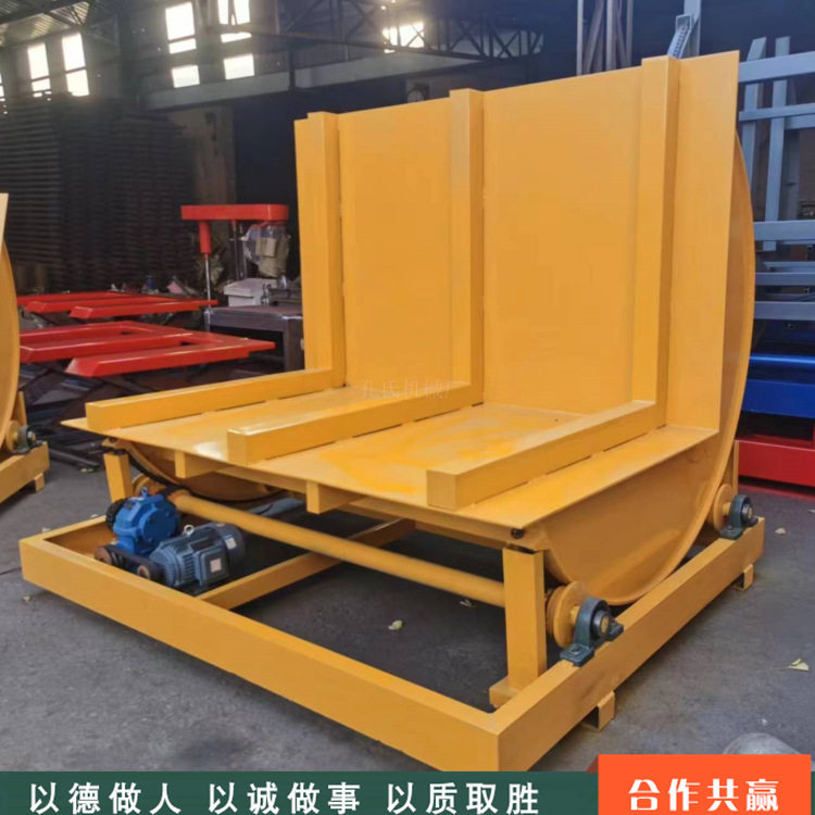 O型鼠笼式在线180度翻转机 液压石材板材翻板机 全自动门板翻面机