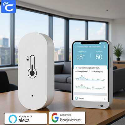 cozylife温湿度计室内智能迷你传感器测温