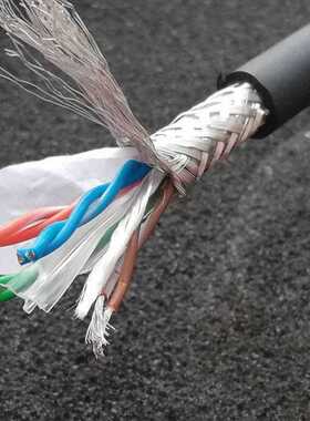 拖链用耐油高柔超6类工业网线CAT 6A S/FTP4x2x26AWG耐折稳定性强