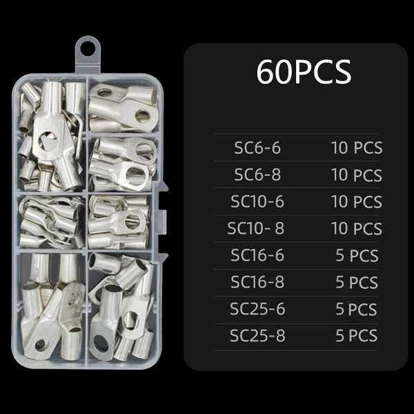 SC系列端子冷压端头60pc90pcs100pcs70pcs端子排连接器压接端子
