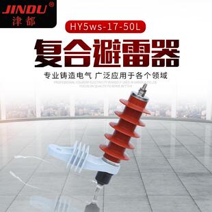 17.5KV高压避雷器硅橡胶模压成型复合避雷器HY5ws-17-50L