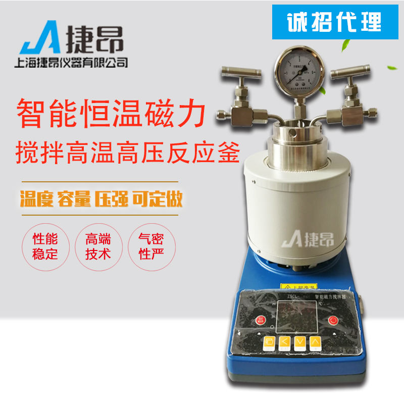 高温高压反应釜智能数显磁力搅拌水热合成反应釜加氢釜微型定做釜