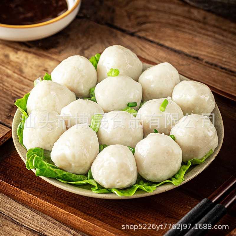 潮汕手打达濠海鲜鱼丸炒菜小吃火锅烧烤食材关东煮麻辣烫