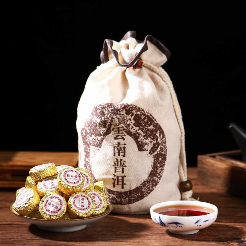 云南糯香小沱茶 普洱茶熟茶 糯米香 勐海古树老茶头茶