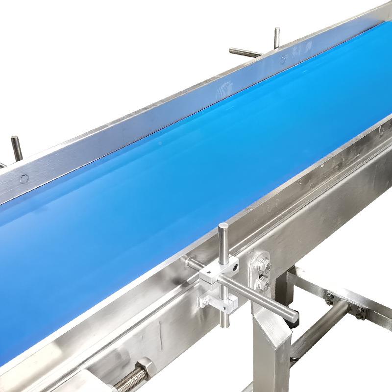 不钢皮提升机流水线锈XB-SP55水平输 送机上料传带送爬坡皮带输送