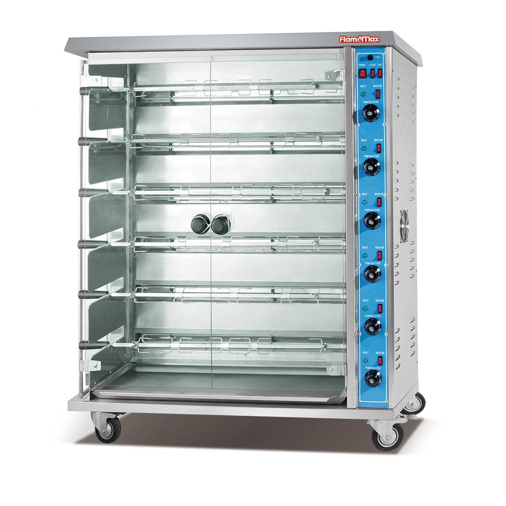 DRL烤商用大功转率烤鸡炉鸭电热立式旋转鸡炉燃气旋烧鸡烤箱烤炉