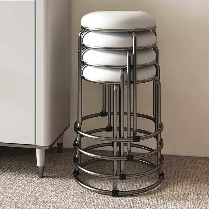 意式极简凳子家用可叠放餐桌凳椅子圆凳轻奢现代简约小户型高锦标,住宅家具,大理石餐桌,淘宝优惠券,粉丝福利购,淘宝优惠卷