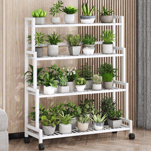 花架子客厅落地式置物架阳台多肉花盆托架斜梯形铁艺植物摆放层架,收纳整理,阳台置物架,淘宝优惠券,粉丝福利购,淘宝优惠卷