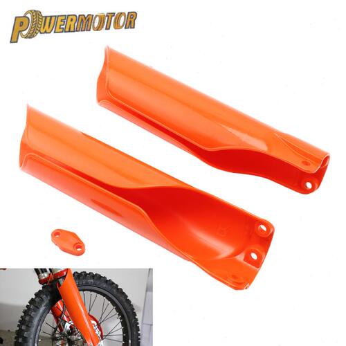 越野摩托车前叉盖下托减震器护罩保护KTM EXC FC250 450前叉护罩