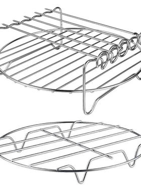 2026新款空气炸锅烤架蒸架组合5针脱水架HD9647/9651/烘焙神器