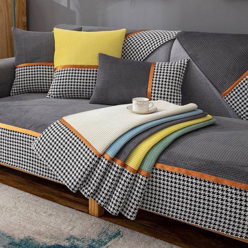 沙发垫四季通用轻奢档实木坐垫子北欧简约现防滑皮沙发套罩巾,居家布艺,沙发垫,淘宝优惠券,粉丝福利购,淘宝优惠卷