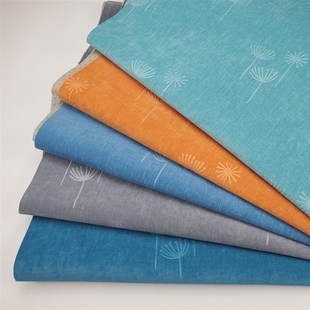 超柔宝宝绒压花沙发垫面料纯色绒布复合防滑颗粒底布艺沙发套布料