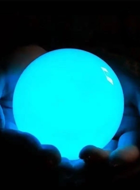 包邮夜明珠夜光石荧光摆件鱼缸家具客厅办公室摆件客