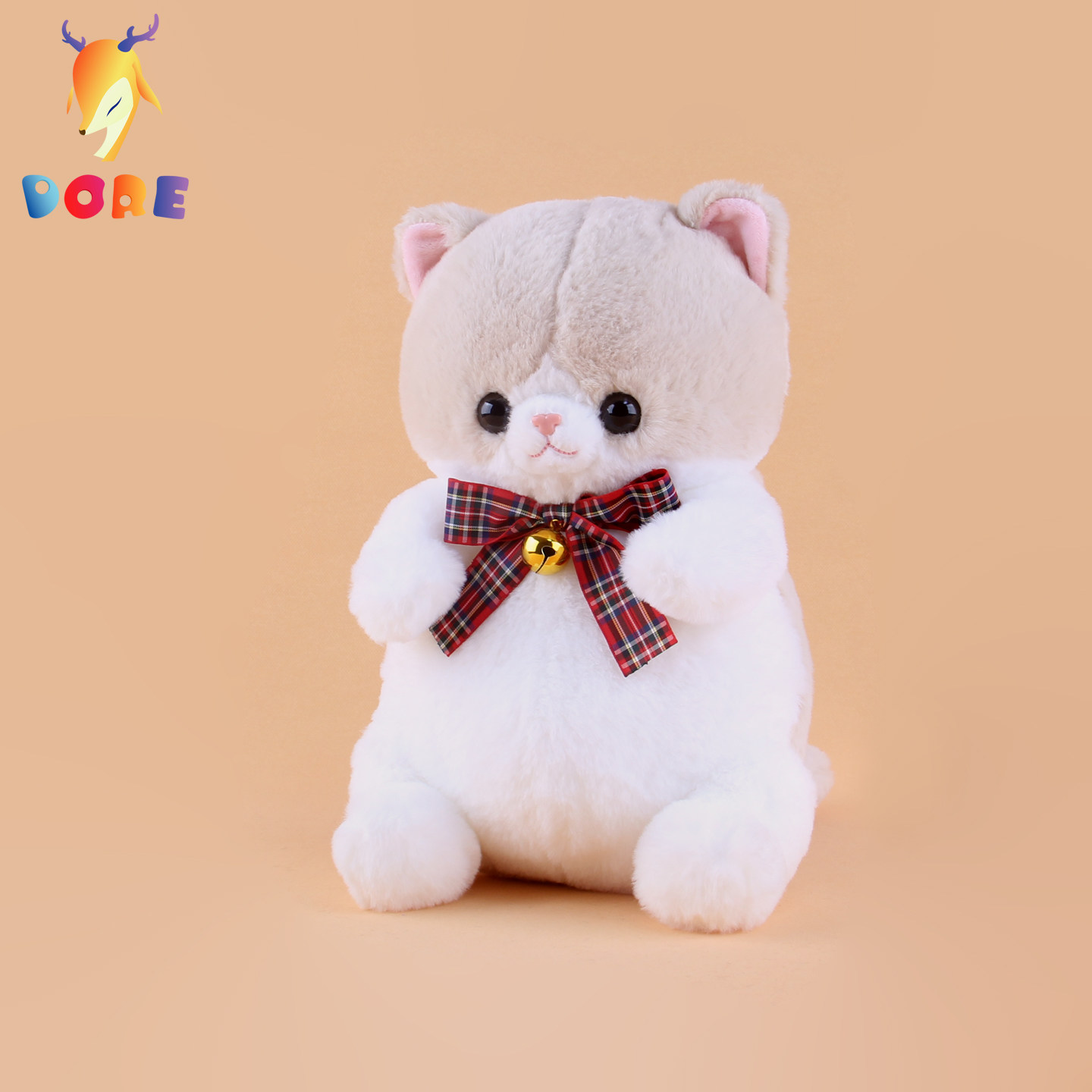 DORE猫咪玩偶小猫毛绒玩具女孩安抚公仔娃娃可爱儿童礼物女生