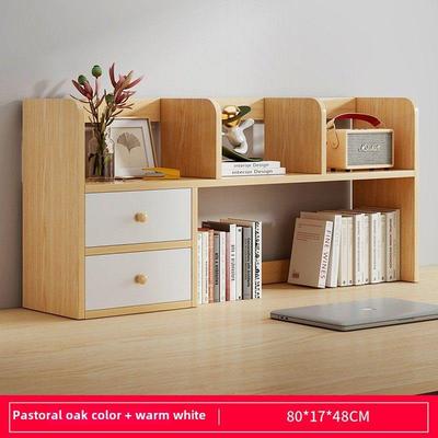 长40/60/70/80cm书桌上放的书架二三层桌面书架立式学生桌置物架