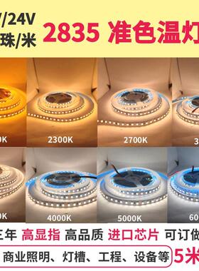 12V24V2835准色温120珠2000K2300K2700K3000K4000K5000K6000K灯带