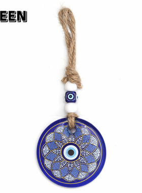 8cm土耳其风格恶魔之眼挂件EvilEye蓝眼睛纪念款墙挂坏眼不碰装饰