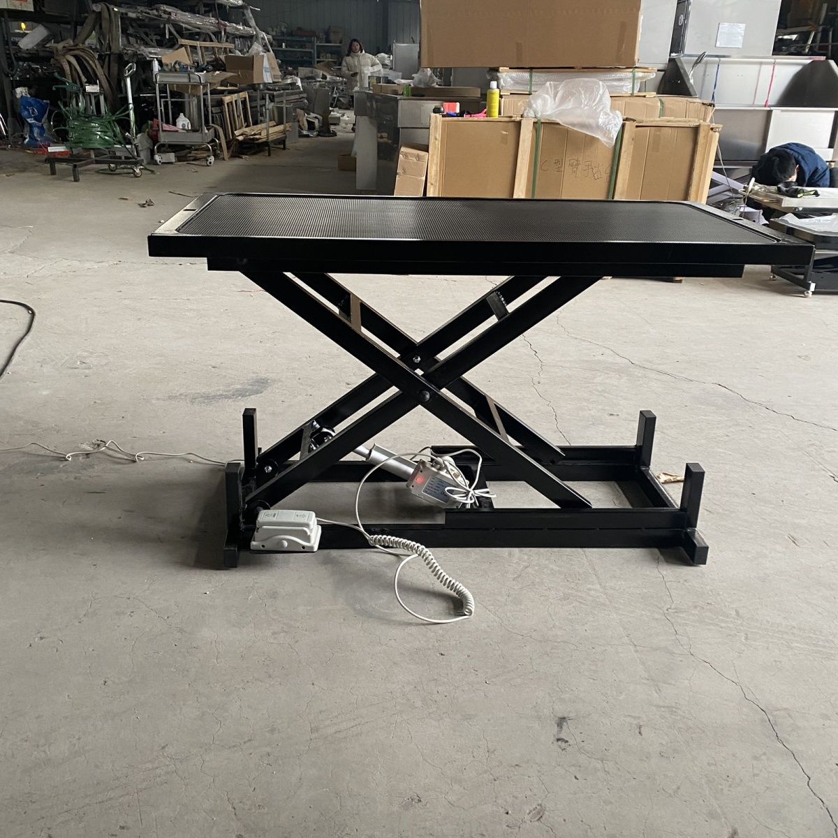 不锈钢宠物美容台 液压升降宠物美容桌 多功能手推车