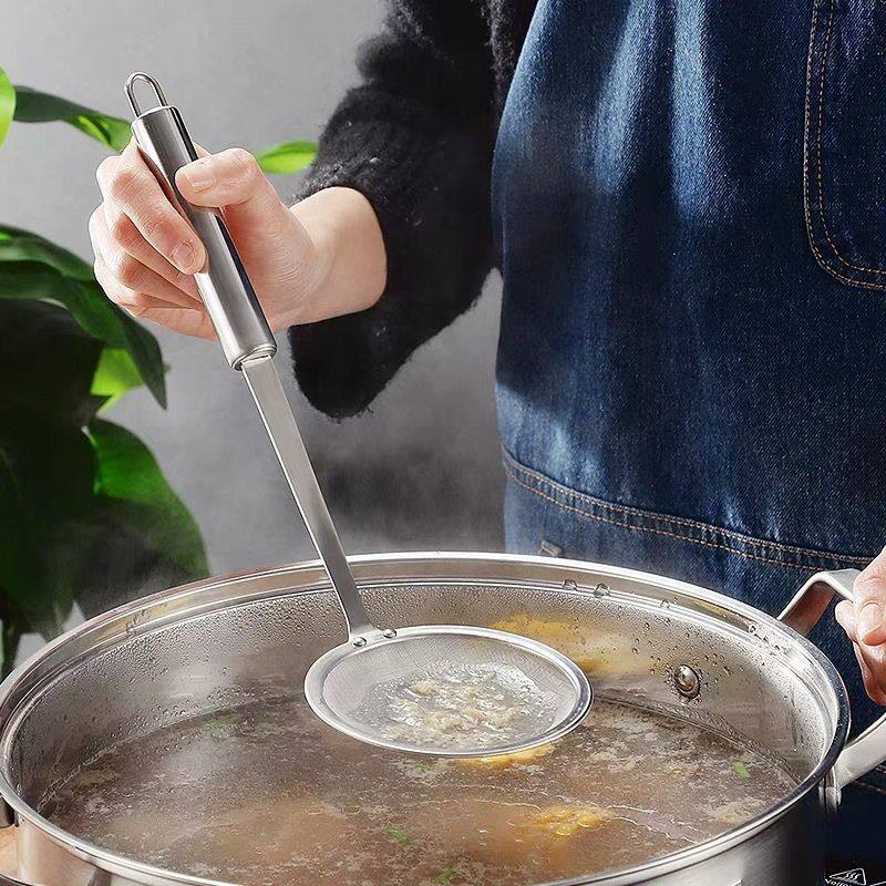 304耐用不锈钢豆浆过滤网家用厨房神器超细网面粉漏勺隔渣滤渣,家庭/个人清洁工具,水槽沥水袋,淘宝优惠券,粉丝福利购,淘宝优惠卷