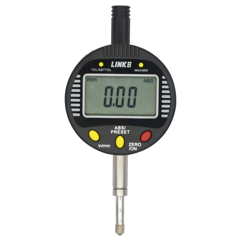 哈量数显百分表 0-12.7mm 高精度千分表数字电子百分表头防震0.01