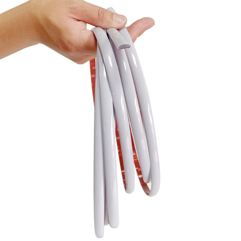 白色汽车装饰条亮条中网前脸保险杠车门加厚汽车防撞条防噌保护条