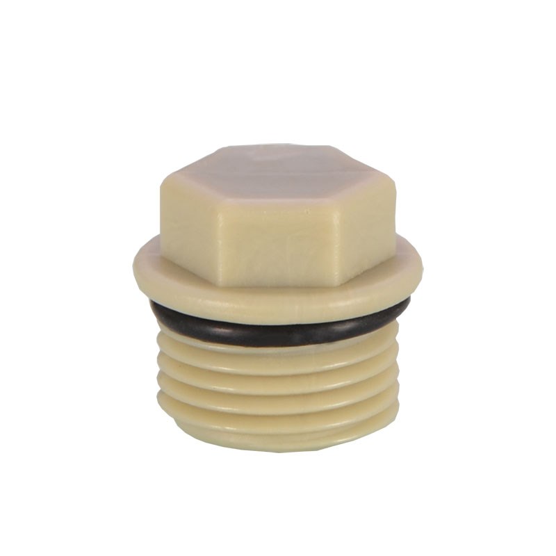 4分ppr外丝堵头6分管帽1寸管堵20/25/32内丝水管配件加厚塑料塞头