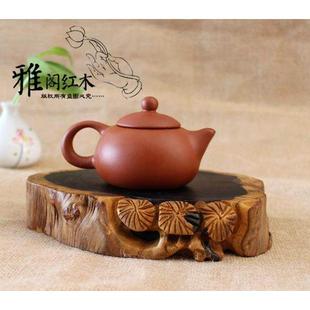 黑檀原木根雕底座实木奇石玉器紫砂壶摆件底座 红木工艺品特价