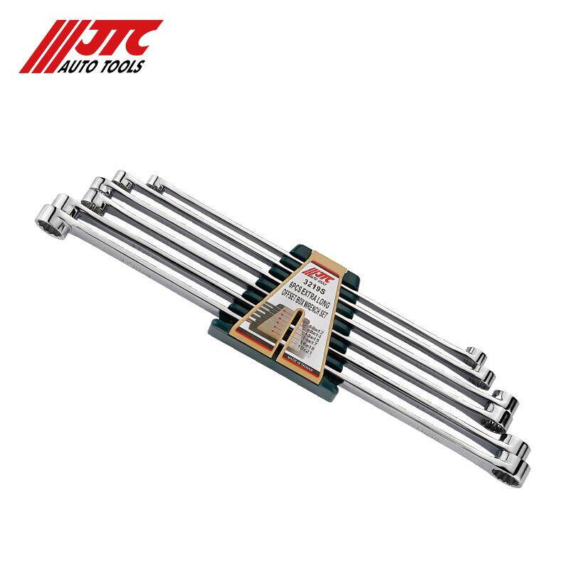 JTC汽修专用工具 特长平型双梅花扳手 四轮定位扳手JTC3219S