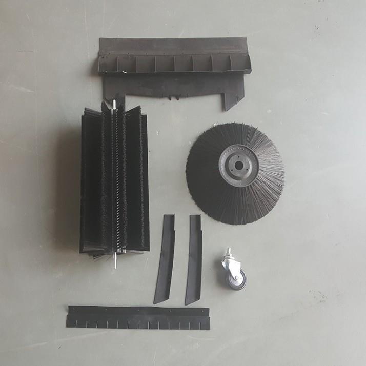 手推式工业扫地机配件边刷滚刷主刷皮带胶皮板塑料齿轮万向轮子