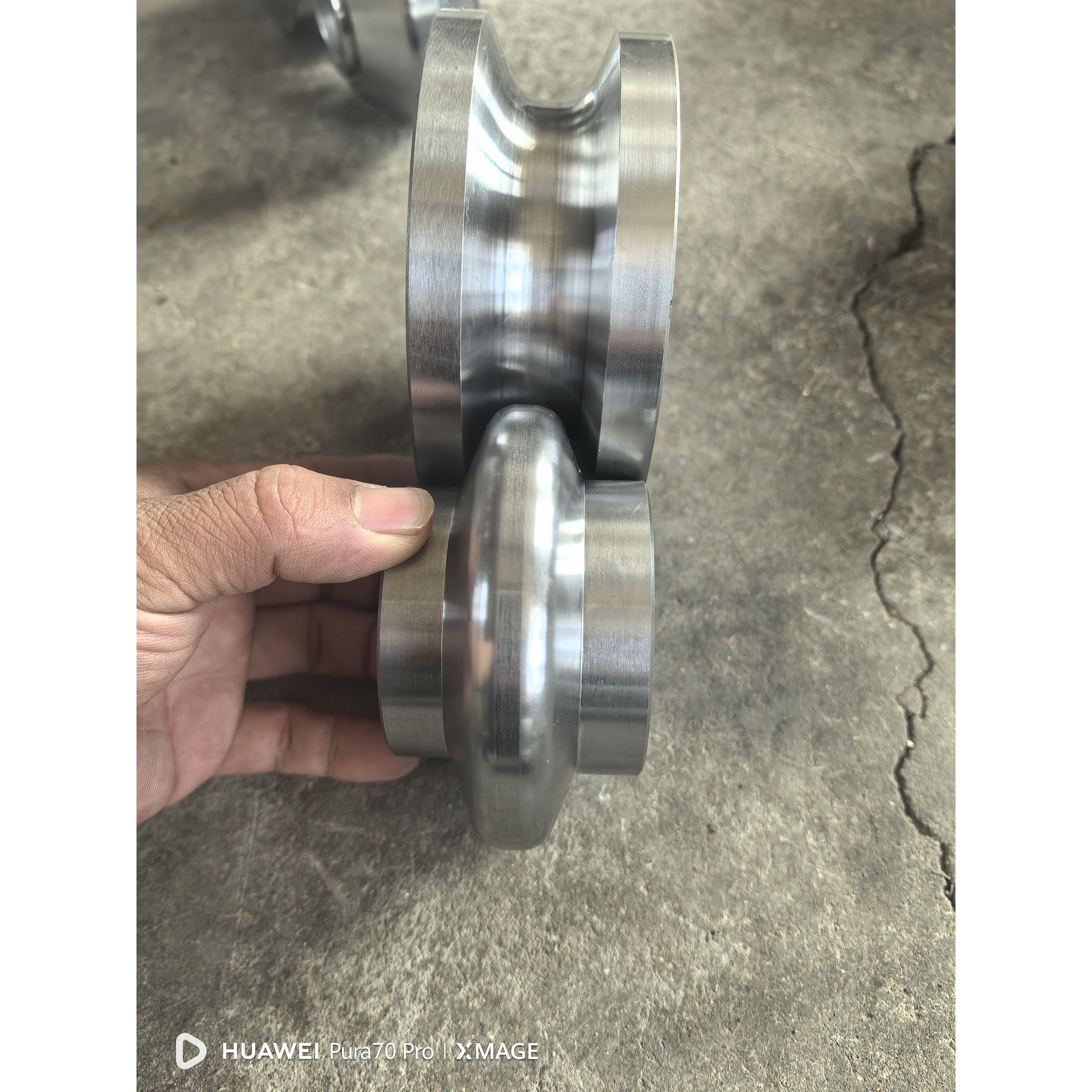 铁皮保温压辊模具轮加工定做翻边滚轮定做通风管道滚筋机模具压轮