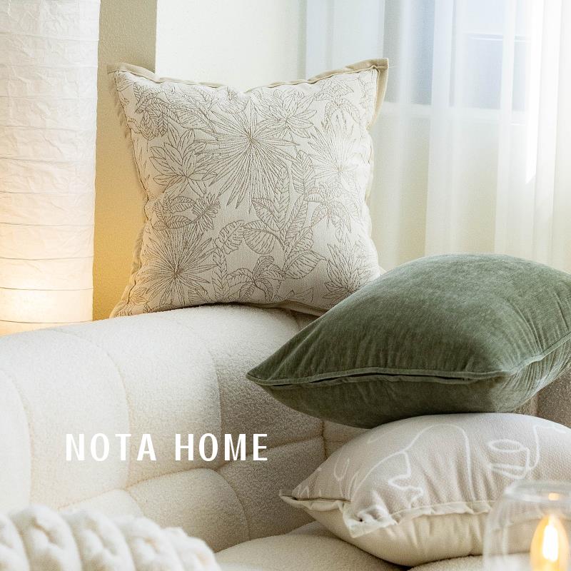 法式轻奢抱枕现代简约靠枕客厅沙发靠垫床头腰枕女生睡觉枕套含芯