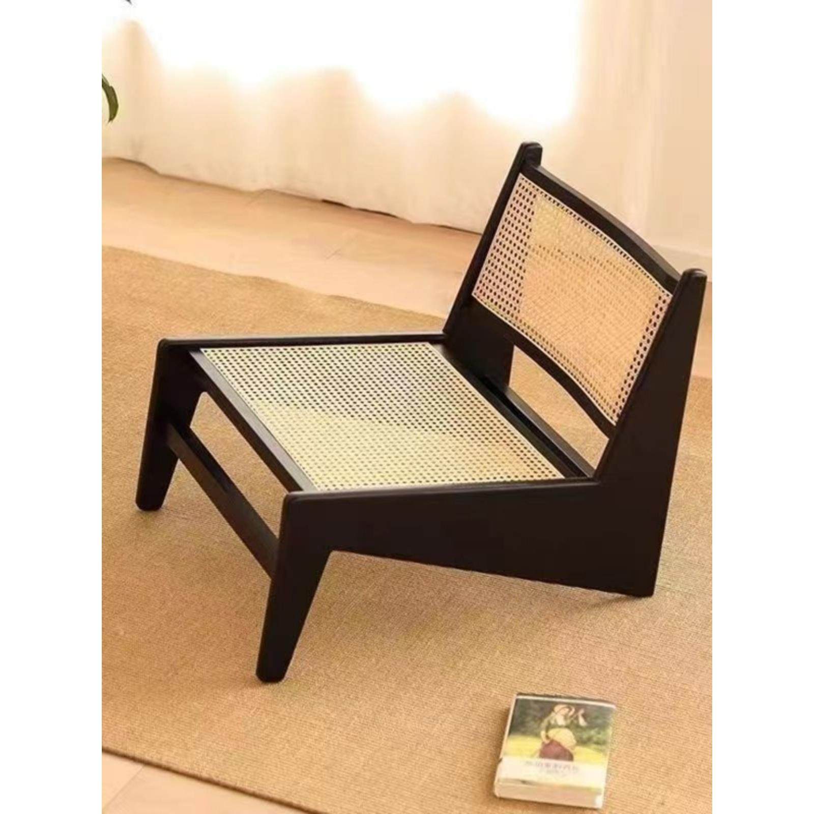 躺椅沙发懒椅斯堪的纳维亚昌迪加尔阳台设计师休闲单实木Wabi-Sab