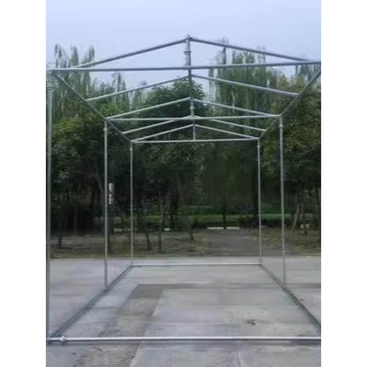 镀锌管棚架钢子棚晾衣架加厚新款多肉瓜果架葡萄架可遮阳遮雨车架