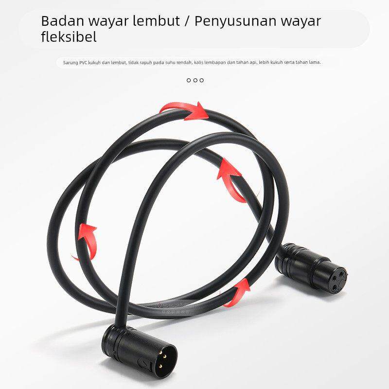 CANARE短版卡农线弯头公对母音频话筒L型专用麦克风延长xlr平衡线