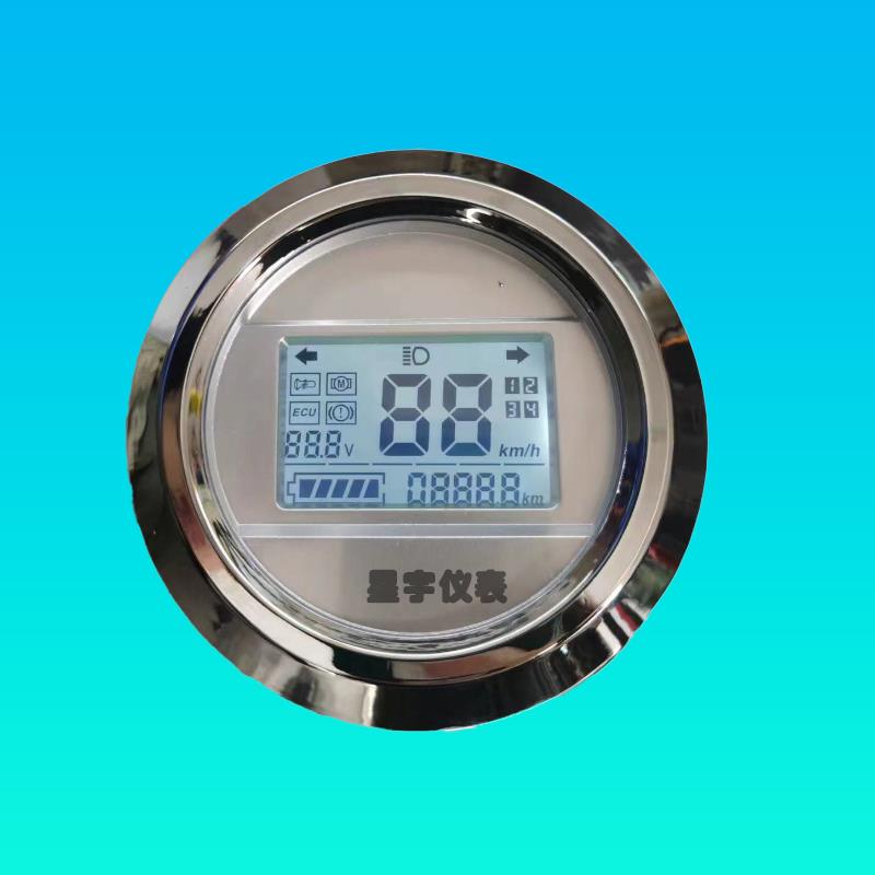 电动车仪表显视屏小龟王新龟王48v60v72v液晶仪表总成