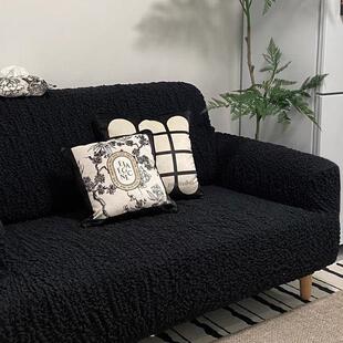 定制客厅办公直排贵妃沙发椅坐垫靠背笠套弹力全包防灰尘床包子