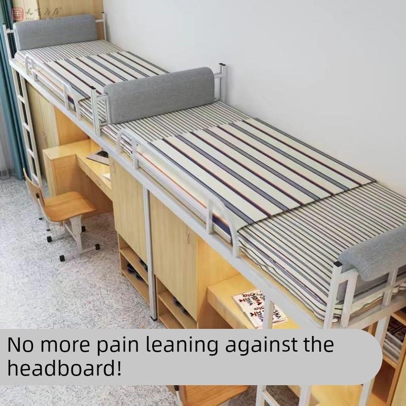 宿舍床头靠垫大学生上下铺靠背简约拆洗单人床靠枕宿舍神器加厚款
