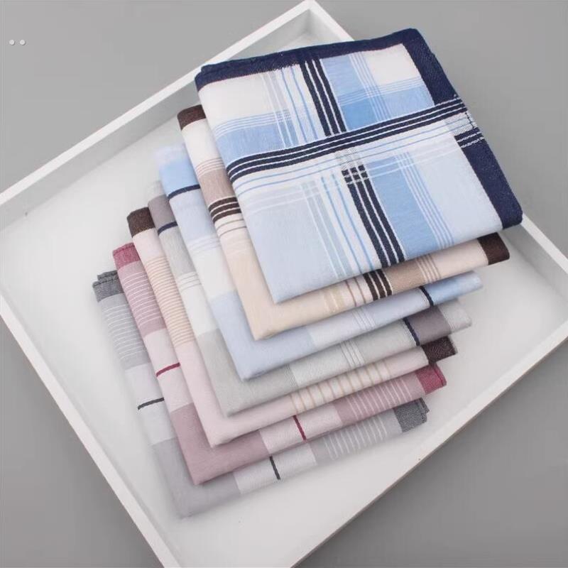 手帕老人用男士全棉擦汗小方巾古风女士随身老式经典怀旧吸汗手绢