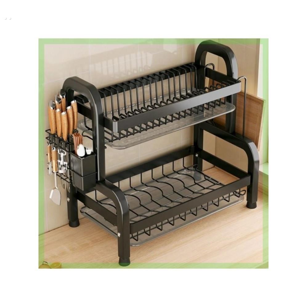 厨房碗架沥水架碗柜置物架家用台面多功能放碗盘碗筷碗碟收纳架