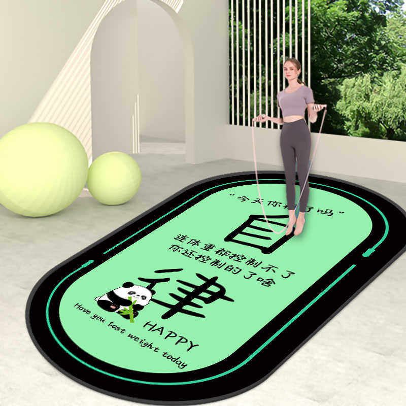 瑜伽垫男士女士健身专用防滑静音隔音专业跳绳减震垫家用舞蹈地垫,运动/瑜伽/健身/球迷用品,瑜伽垫,淘宝优惠券,粉丝福利购,淘宝优惠卷