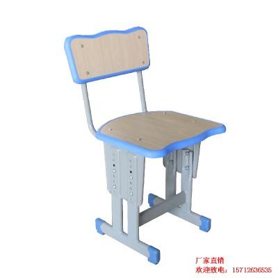 中学生小学生课桌椅学生椅可升降 厂家直销 小方登靠背椅注塑包边