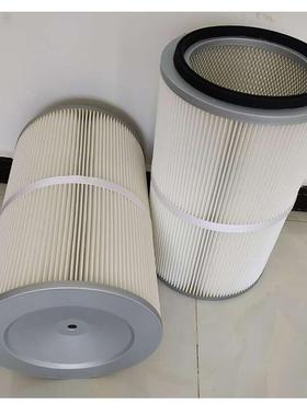 覆膜粉尘通用款325*900螺杆除尘滤芯滤筒抗阻燃防静电喷涂325*660