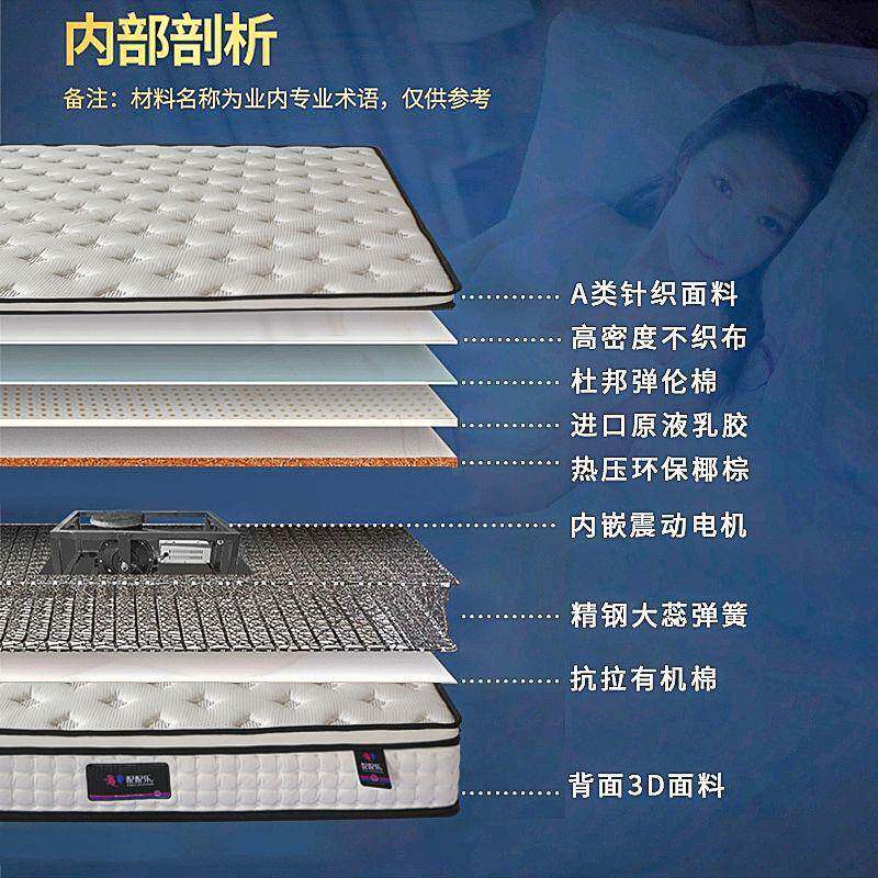新款多功能电动床垫情侣振动助力床垫电动垫静音智能震动跳跳床垫