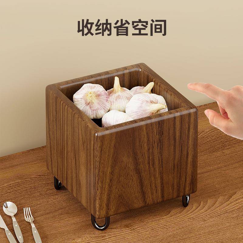 实木厨房调料置物架橱柜台面多功能家用花椒大料调味品收纳盒神器