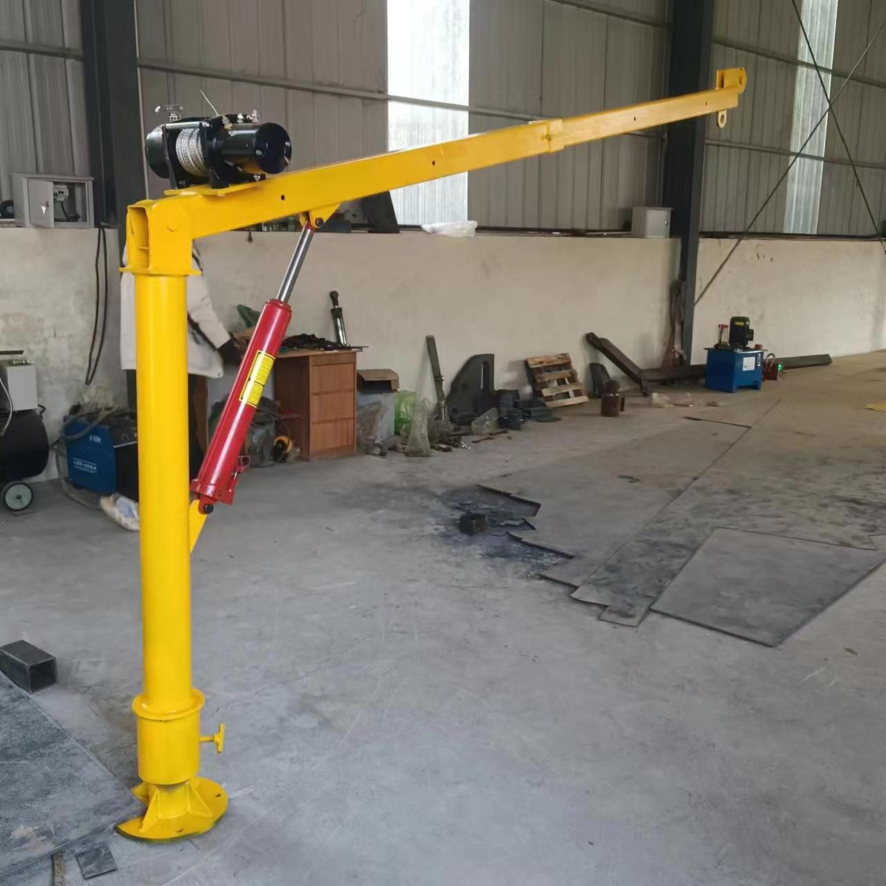 0.5T-T车载吊机 小型货车皮卡车折臂吊机 电动12V24V小吊车