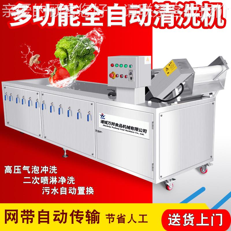 泡厂家生产吊菜清洗机 全自PGX动紫茄清洗洗机 气冲浪果蔬清子设