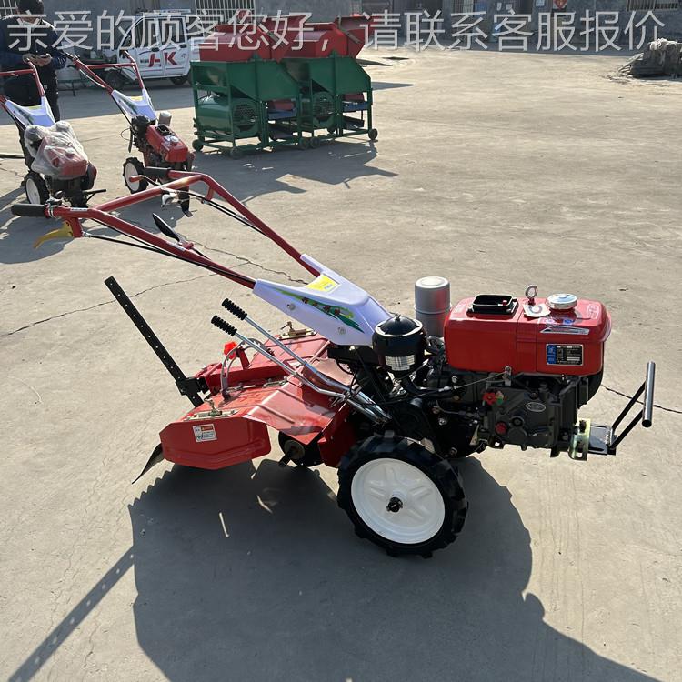 农用后旋微带机旋 轻巧灵耕LPZ活手扶多功能旋耕机 四驱档位耕开