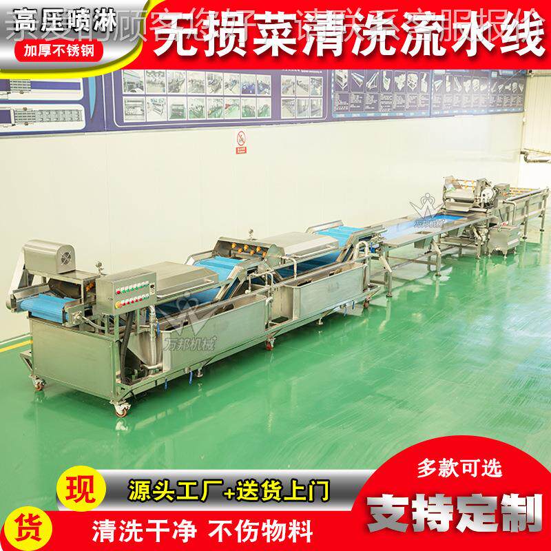 青菜加工套设备 果梗蔬清洗漂EXC烫设备 商用大成型加冻干蔬菜工