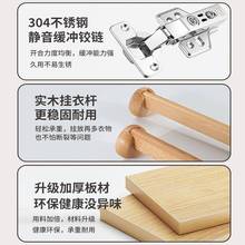 简易衣柜家用卧室2025年新款出租房屋用小柜子儿童推拉门衣橱组装
